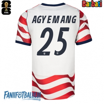 Statele Unite Patrick Agyemang #25 Tricou Fotbal Replică Mondial 2026 Barbati Acasa